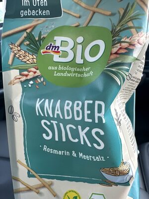 Knabber Sticks front packaging