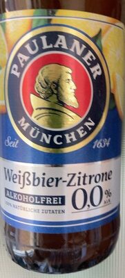 Weißbier-Zitrone Alkoholfrei