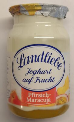 Joghurt auf Frucht Pfirsich-Maracuja