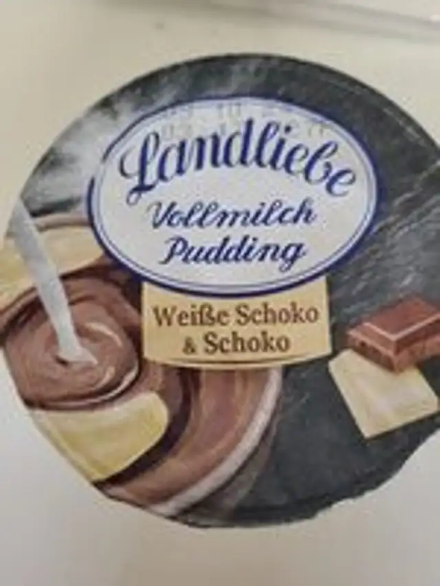weisse und Schoko Pudding