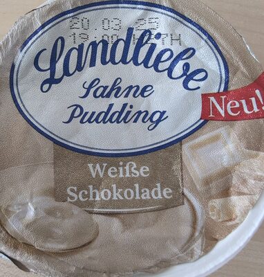 Sahne Pudding - Weiße Schokolade