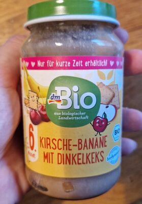 Kirsche-Banane mit Dinkelkeks (ab 6. Monat)