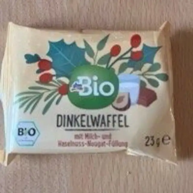 Dinkelwaffel front packaging