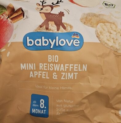 Bio Mini Reiswaffeln Apfel & Zimt