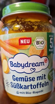 Gemüse mit Süßkartoffeln (ab 5. Monat) front packaging