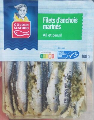 Filets d'anchois marinés ail et persil
