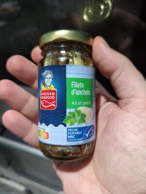 Filets d'anchois ail et persil