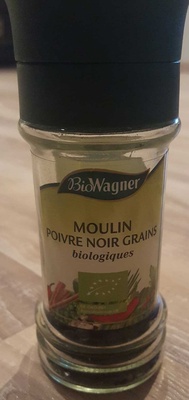 Moulin Poivre Noir en Grains Biologique 