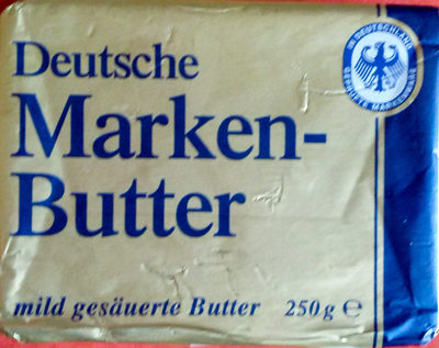 Deutsche Markenbutter mild gesäuert