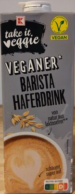 Veganer Barista Haferdrink
