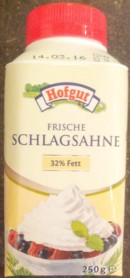 Frische Schlagsahne 32% Fett