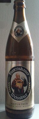 Franziskaner Premium Weissbier Naturtrüb front packaging