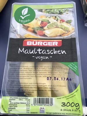 Maultaschen - Vegan