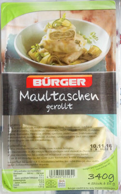 Maultaschen gerollt