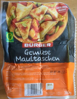 Gemüse-Maultaschen
