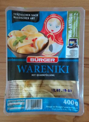 Wareniki mit Quarkfüllung