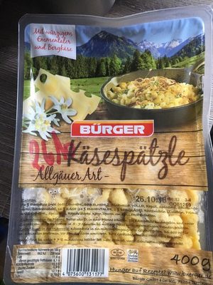 Käsespätzle  - Allgäuer Art -