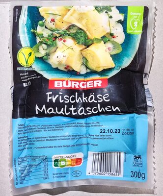 Frischkäse-Maultaschen