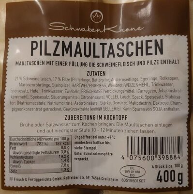 Pilzmaultaschen