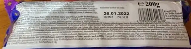 Kirschbomben nutrition facts table
