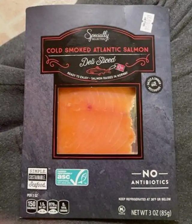 Cold smoked atlantic salmon