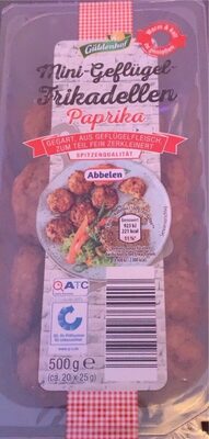 Mini-Geflügelfrikadellen - Paprika front packaging