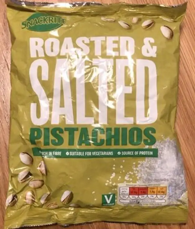 Roasted and salted pistachios