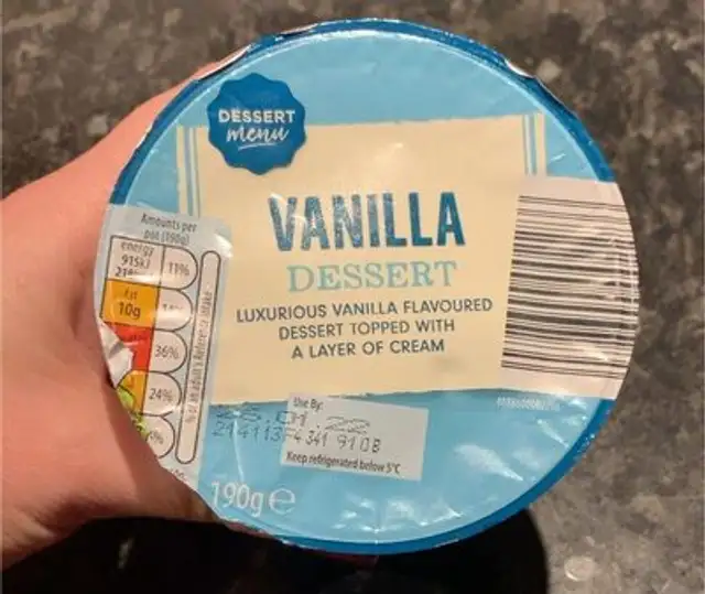 Vanilla dessert