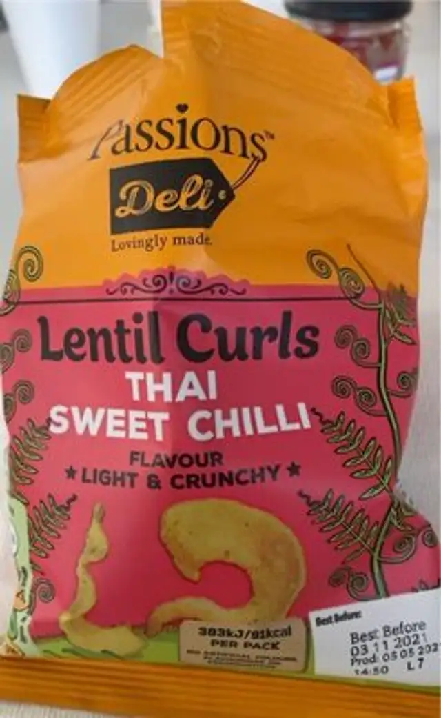 Lentil curls