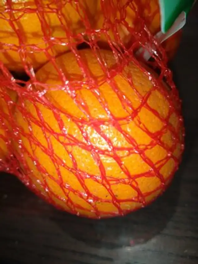 Oranges ingredients label