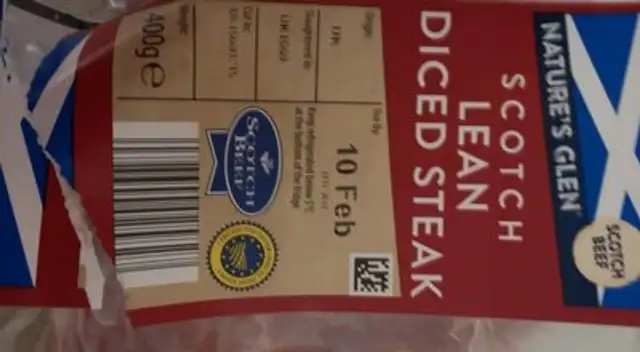 Lean dice steak
