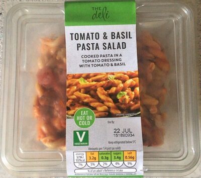Tomato & Basil Pasta Salad front packaging