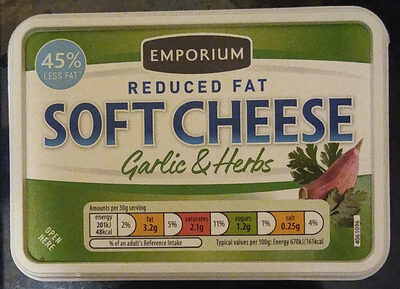 Reduced Fat Soft Cheese (Garlic & Herbs)