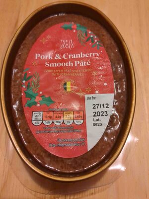Pork & Cranberry Smooth Pâté