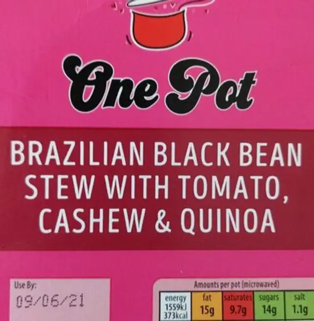 Brazilian Black Bean Stew with Tomato, Cashew & Quinoa