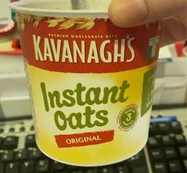 Instant oats