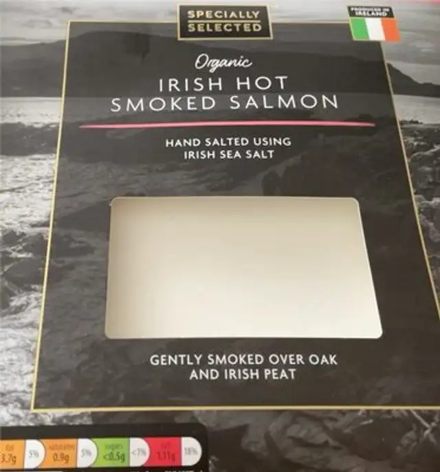 Irish hot smoked salmon