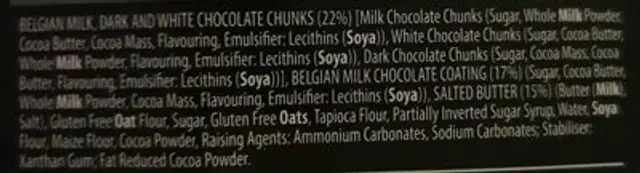 Unknown ingredients label