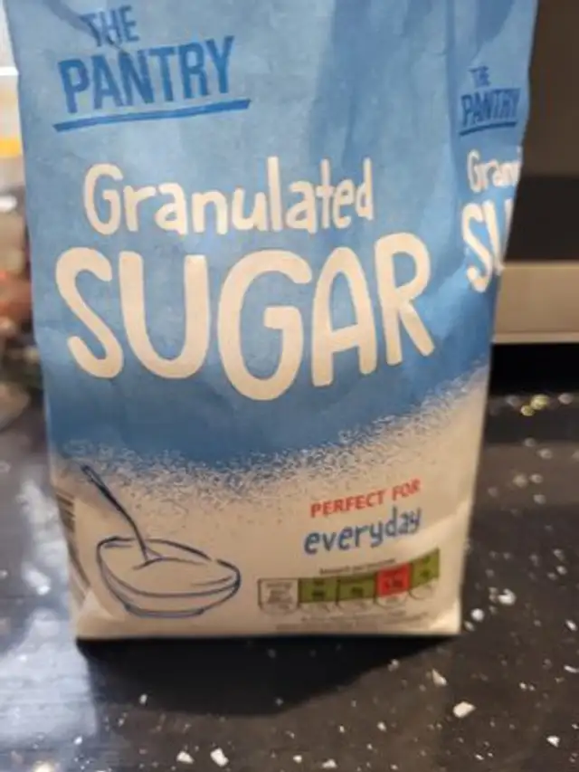 Granulated sugar ingredients label