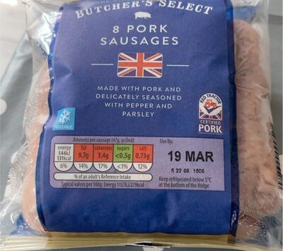 Pork sausages