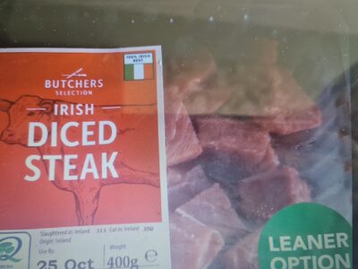 irsh diced steak