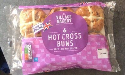 Hot Cross Buns Lightly Spiced front packaging