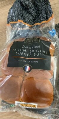 12 mini brioche burger bruns