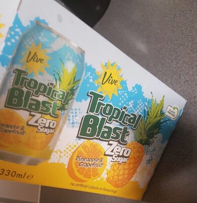 Tropical blast zero sugar pineapple & grapefruit
