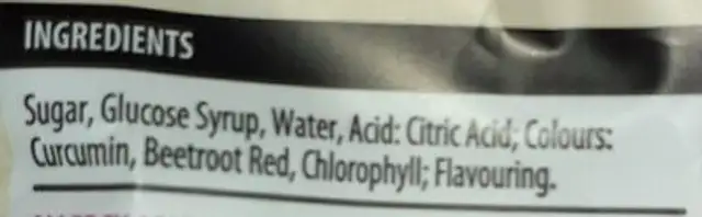 Apple drops ingredients label