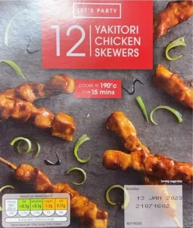 Yakitori chicken skewers