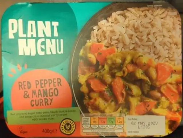 Red Pepper and Mango Curry