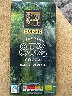 Organic Peruvian 85% Cocoa Dark Chocolate
