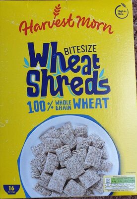 Bite size wheat shreds