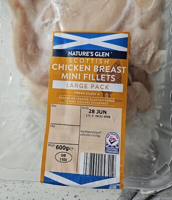 Scottish chicken breast mini filets